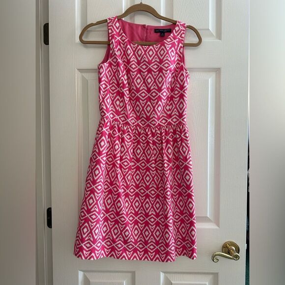 Brooks Brothers Pink & White Sundress – Size 2P - Picture 1 of 4